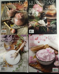 Lot of 4 Willow and Sage Magazines Homemade Bath and Body   2021x2, 2023x2 - Bild 1 von 6