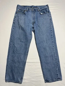 Jeans Levi’s 550 Relaxed Fit Blu Uomo 36x30 Gamba Conica Denim Lavaggio Medio - Foto 1 di 5