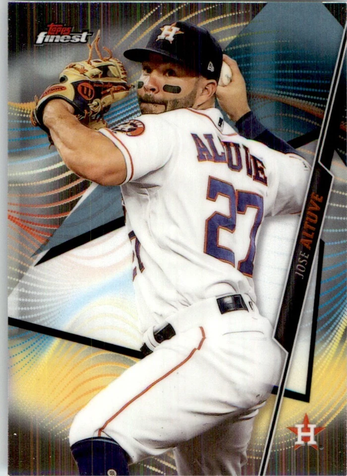 2020 Finest Jose Altuve Houston Astros #82 - Image 1 of 2