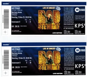 2 Tickets Rod Stewart - 25.11.2025 , Hamburg VORN - Bild 1 von 2