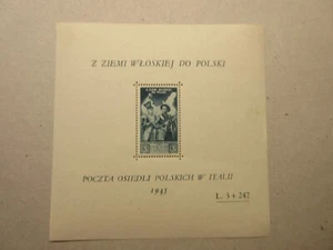 ITALIEN Polnische Armee in Italien, Preis nur für Briefmarke, Sasson 28, postfrisch, L16, Kat 170€ - Bild 1 von 2