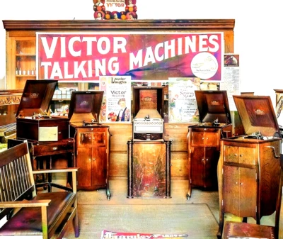 Victor's talking machines record players fridge locker magnet1YR Warranty! - Image 1 of 4