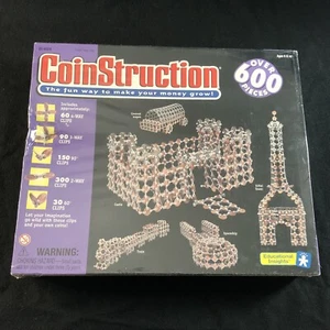 CoinStruction - 600 Piece Construction Set, Large Kit (EI-4024) *Factory Sealed* - Picture 1 of 3
