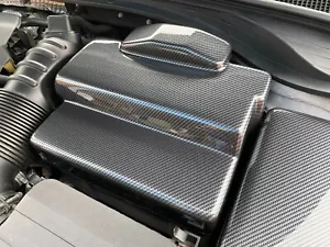 Copribatteria - Hyundai i30 - Effetto fibra di carbonio plastica - Foto 1 di 6