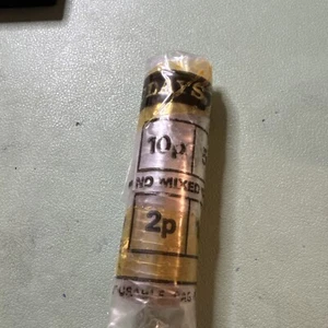 Great Britain 1966 3 Pence BU Uncirculated Roll 25 pcs Barclays Bag Sealed - Picture 1 of 5
