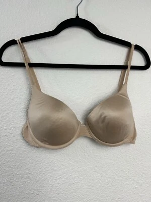 Victorias Secret Very Sexy Padded Demi Bra 34C Smooth Underwire Beige Adjustable - Изображение 1 из 4