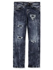 Evolution in Design Boys' Slim Straight Jeans Color: jet black Size: 4 - Picture 1 of 5