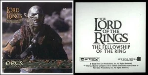 Orcs #16 Lord Of The Rings : Fellowship Ring 2002 Artbox Action Flipz Sticker - Picture 1 of 1