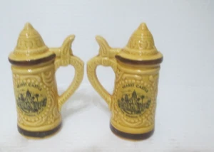 VINTAGE HEARST CASTLE SAN SIMEON CA, Salz UND Pfefferstreuer 4 1/2 ZOLL - Bild 1 von 3