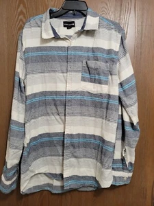 Ocean Current Cowboy Western gestreiftes Langarmshirt Xl - Bild 1 von 4