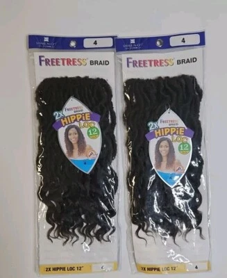 FREETRESS SYNTHETIC CROCHET BRAID - 2X HIPPIE LOC 12" - Image 1 of 2