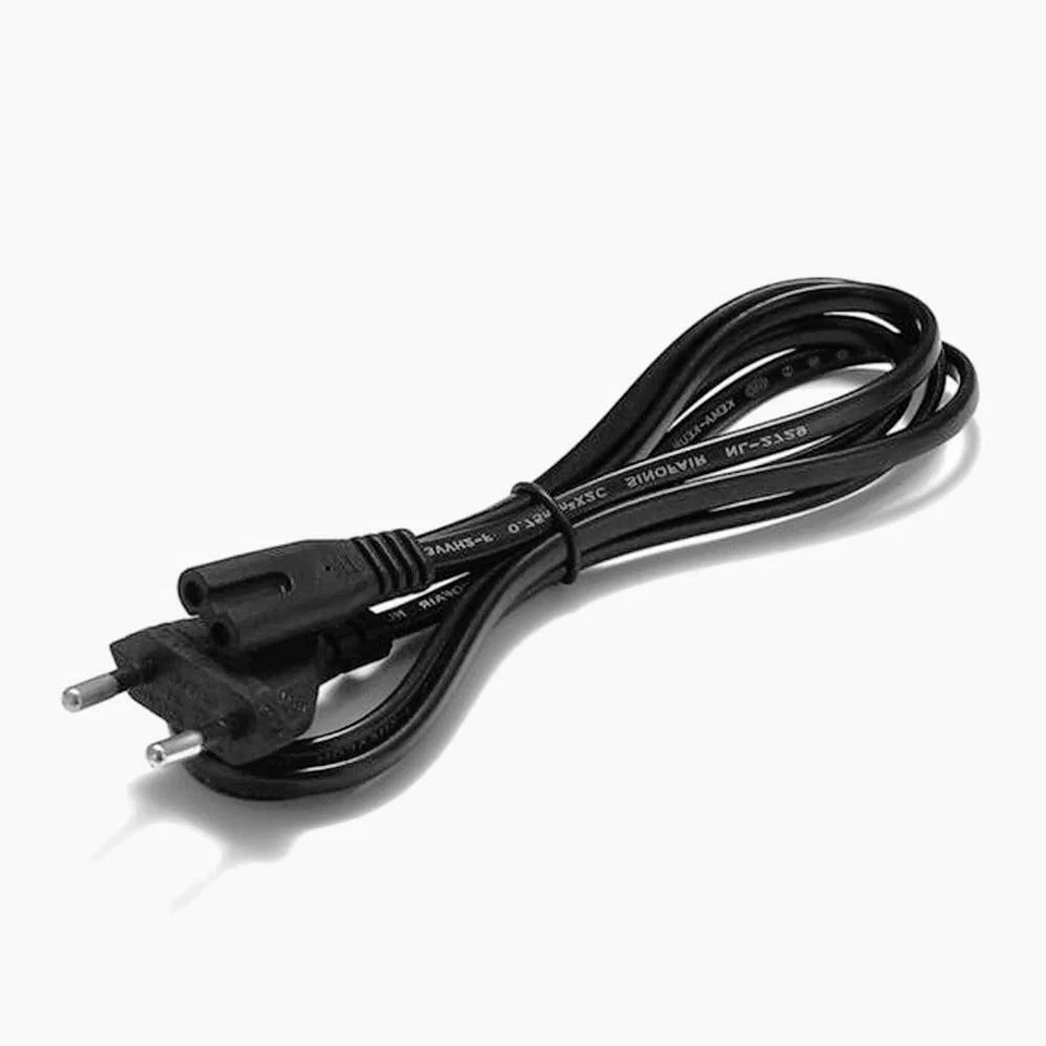 1.5m Figure-8 EU Mains Power Lead IEC C7 F8 2-pin Cables *New - Image 1 of 1