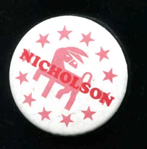 Nicholson Pin Back 2¼ Democrat - Bild 1 von 5