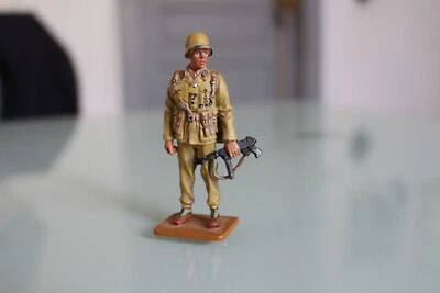 FIGURINE DELPRADO SOLDAT ALLEMAND OFFICIER DE L' AFRIKA KORPS  1942 - Photo 1/4