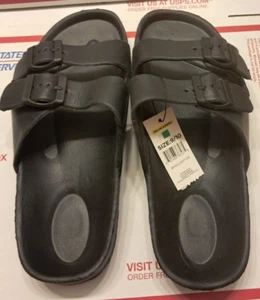 SANDALIAS MUJER NEGRAS TALLA 9/10 NUEVAS CON ETIQUETAS UE1 - Imagen 1 de 2