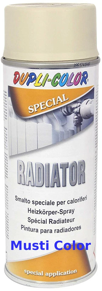 Heizkörperspray Lackspray Heizkörperlack Radiator Heizung Rohre Elfenbein Matt - Bild 1 von 1