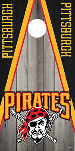 Corn Hole Board Wrap - Pittsburgh Pirates Cornhole D3