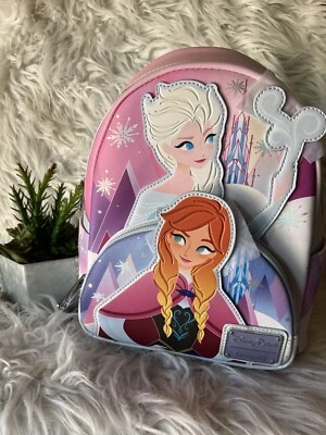 Disney Parks Frozen Loungefly Mini Backpack - Image 1 of 4