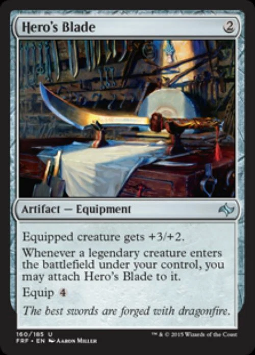 MTG Fate Reforged - Hero's Blade (x4) - NM - Image 1 of 1