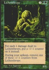 [1x] Lichenthrope - Heavy Play, English - Visions MTG Magic