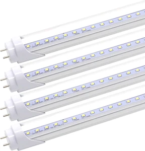 T8 T10 T12 2FT LED Light Tube - 8W 24 Inch Led Fluorescent Tube , 20W Equivalent - Picture 1 of 7
