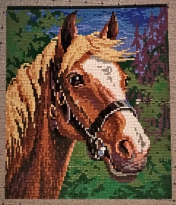 Konvolut Ministeck 7 fertige Bilder viele einzelnen Platten und Steine ohne OVP - Bild 1 von 4