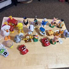 Vintage 70's 80's90s Disney Movie Figures Toys Windup PVC Cake Topper Lot Of 22