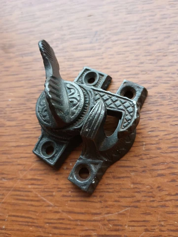 Antique Victorian Eagle-Claw Iron Window Sash Lock c1896 by Ives Cover