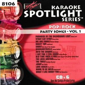 Karaoke Spotlight Series: Pop/Rock: Party Songs Volume 1 8106 MUSIC AUDIO CD 