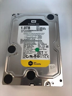 WESTERN DIGITAL 1TB SATA HARD DRIVE 3.5"- WD1003FBYX-01Y7B2 &  WD1003FBYX-05Y7B0 - Image 1 of 4