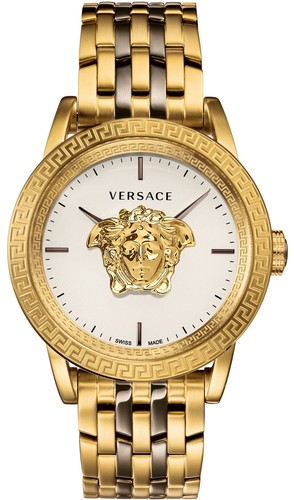 Versace VERD00418 Palazzo Empire bianco oro bronzo acciaio inox orologio uomo NUOVO