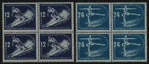 RDA 1950 - Mi-N.o 246-247 ** - Estampillada sin montar o nunca montada - cuatro bloques - Imagen 1 de 2