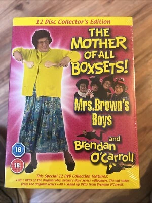 The Mother Of All Boxsets - Mrs Brown’s Boys - Brendan O’Carroll - 12 DVD’s - Image 1 of 2