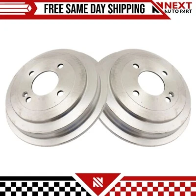 New Rear Brake Drum Set Driver & Passenger Side For 2013-2017 Hyundai Accent - Image 1 of 4