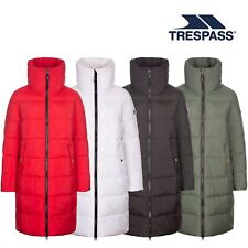 Trespass Womens Padded Jacket Longer Length Deep Collar Faith