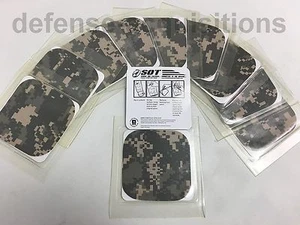LOTE DE 10 - SIN HIERRO - Fuente Uno Táctico Uniforme Engranaje ACU Parche de Reparación de Adhesivos - Imagen 1 de 5