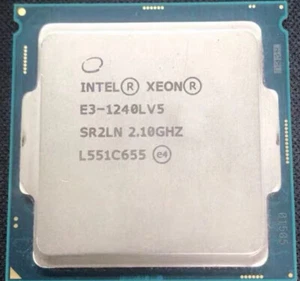 Intel Xeon E3-1240LV5 2.1GHz 4-Core 8M LGA1151 25W CPU Processor E3-1240LV5 - Picture 1 of 1