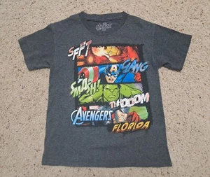 Marvel Avengers T-shirt Youth Size 6/7 Gray, Short Sleeve - Picture 1 of 5