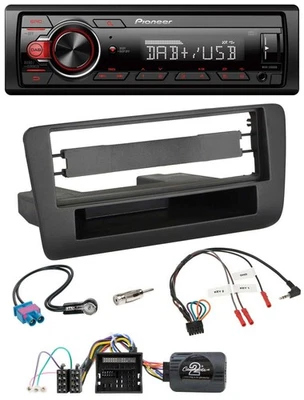Pioneer MP3 1DIN DAB USB Lenkrad Autoradio für Audi A1 (ab 2010) - Bild 1 von 4