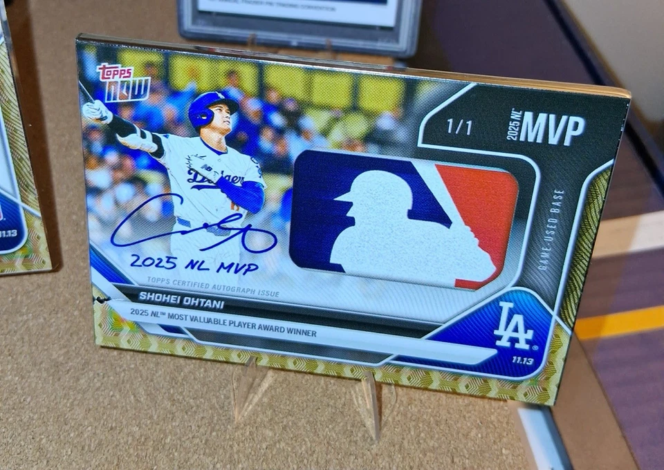 Prendedor Cooperstown Shoehei Ohtani NL MVP Topps Now Foto 1 de 1