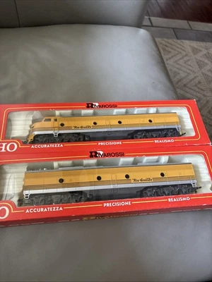 HO Scale Rivarossi D&RGW Rio Grande 1957 & 6168 EMD E-8 A & B Both Dummy - Image 1 of 4