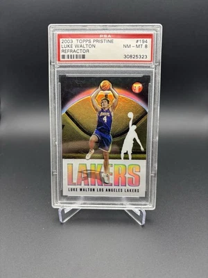Luke Walton 2003-04 Topps Pristine Refractor /1999 #194 Los Angeles Lakers PSA 8 Foto 1 de 2