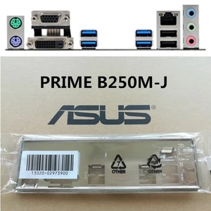 Backplate für ASUS PRIME B250M-J, B250M-D3V/M.2 Mainboard IO Shield Plate i/o - Bild 1 von 1