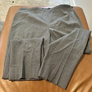 Vintage Brooks Brothers Women’s Plaid Wool Dress Straight Pants Size 12 - Picture 1 of 6