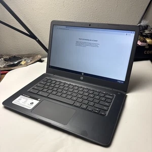 HP Chromebook 14-db0023dx 14" AMD A4-9120C 1.6GHz 4GB DDR4 32GB eMMC Guest User - Picture 1 of 7