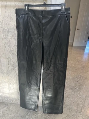 Alexia Admor Size 12 Women’s Black Faux Leather Pants - Image 1 of 4