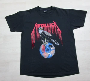 T-shirt Metallica Tour XL vintage anni 90 Nowhere Else to Roam U.S Summer '94 Eagle - Foto 1 di 13