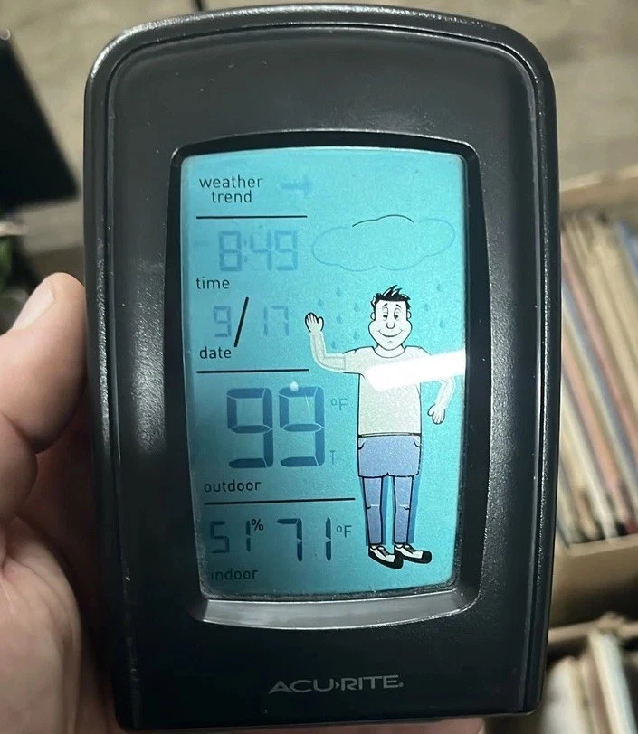 AcuRite Digital Weather Station Indoor Outdoor Temp Humidity a4 bv - Image 1 of 1