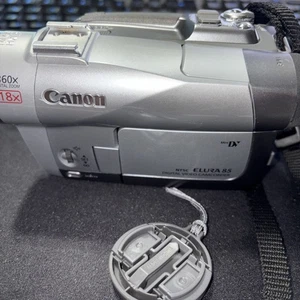 Canon Elura 85 Elura85A Silver Digital Video Camcorder 360x 18x Optical C W/Batt - Picture 1 of 9