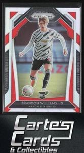 Brandon Williams 2020-21 Panini Prizm Premier League #3 Silver Prizm United RC - Picture 1 of 2